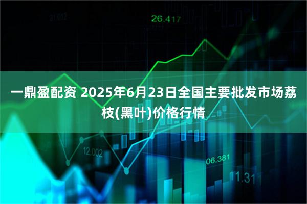 一鼎盈配资 2025年6月23日全国主要批发市场荔枝(黑叶)价格行情