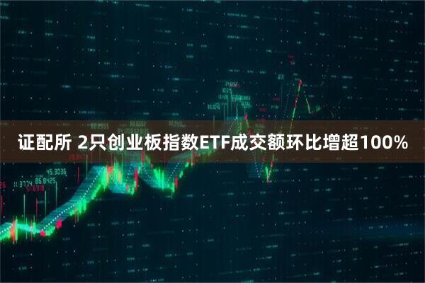 证配所 2只创业板指数ETF成交额环比增超100%
